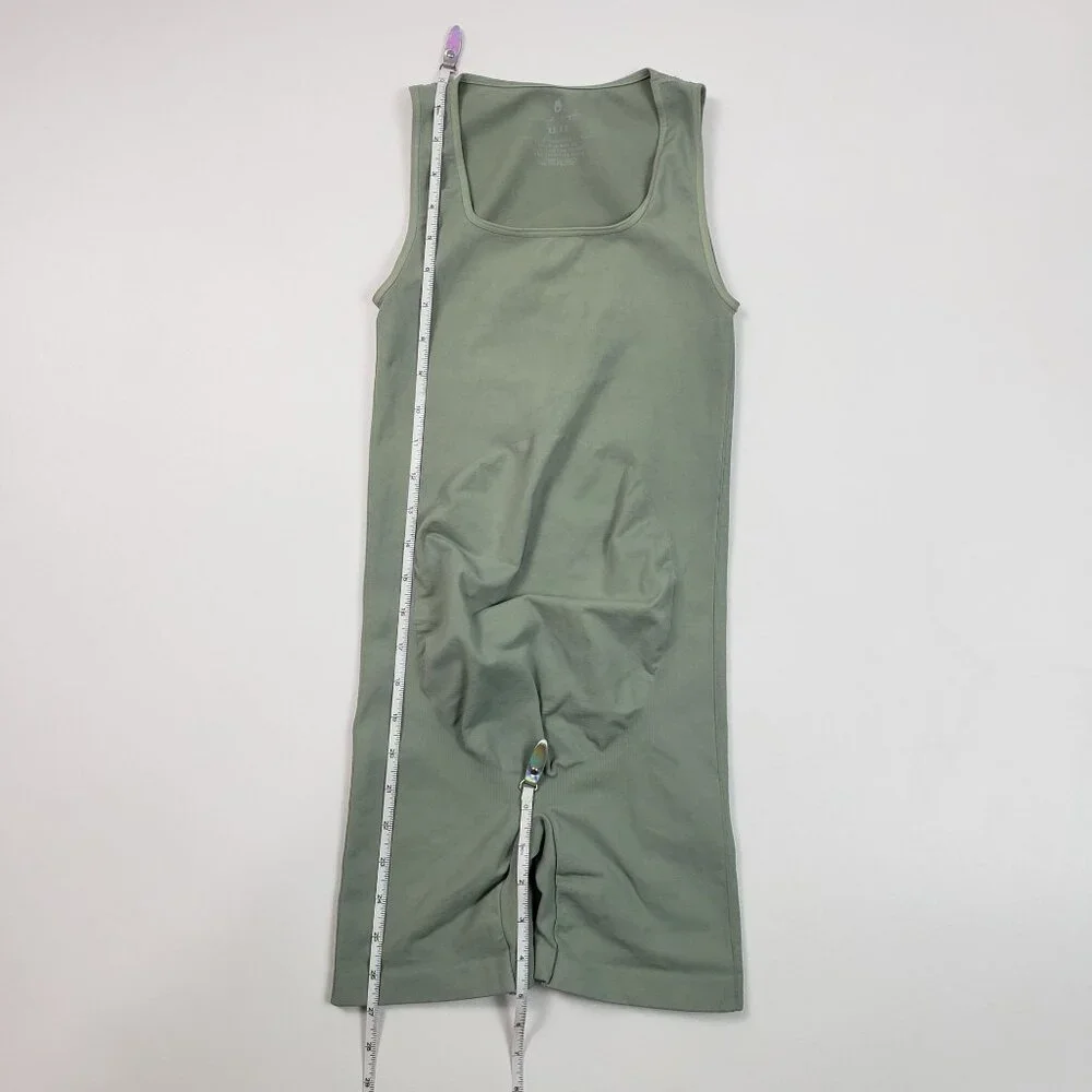 Spiritual Gangster Good Karma Seamless Maternity Unitard Women's XS/S Sage Green - Picture 5 of 14